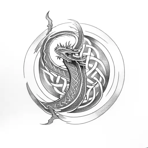 Celtic Knot Dragon