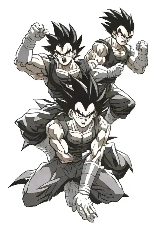 Mayin Vegeta Bu And Son Gohan Ss2
