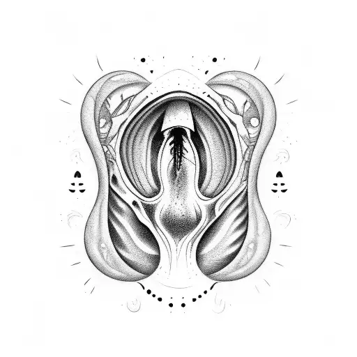 Tim Burton Style Alien Throat