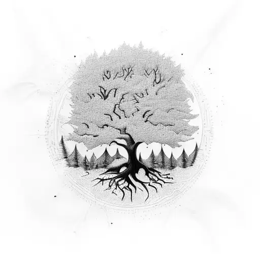 Raven Tree Shattering