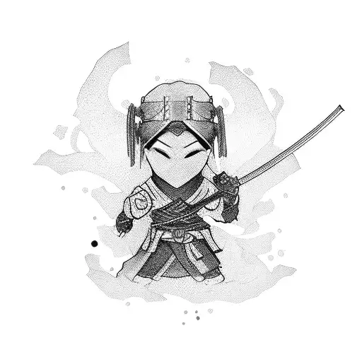 Shinobi Girl With A Katana
