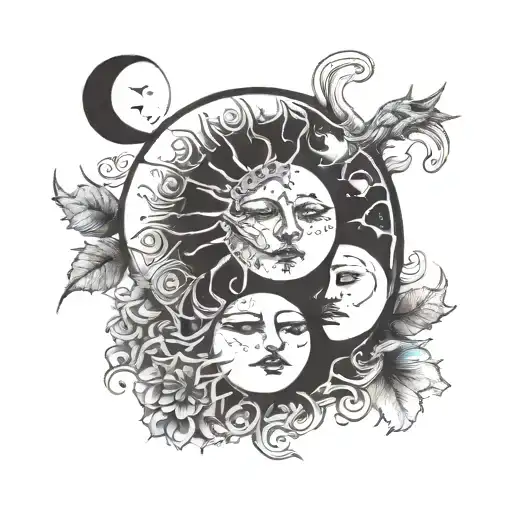 Crying Sun And Crying Moon