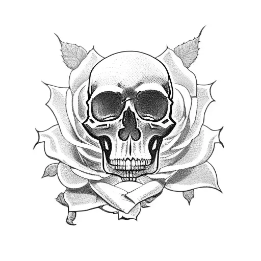 Skull And Roses