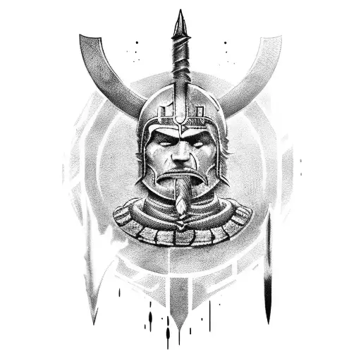 Spartan Warrior Full Sleeve