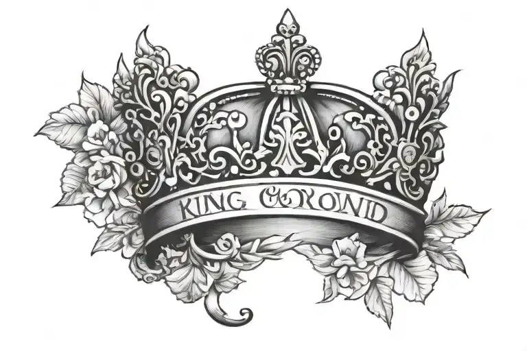 King Crown And My Husband Name Robin On It