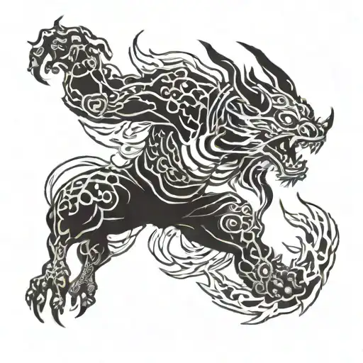 Japan Fire Demon Programmer Using Dark Magic