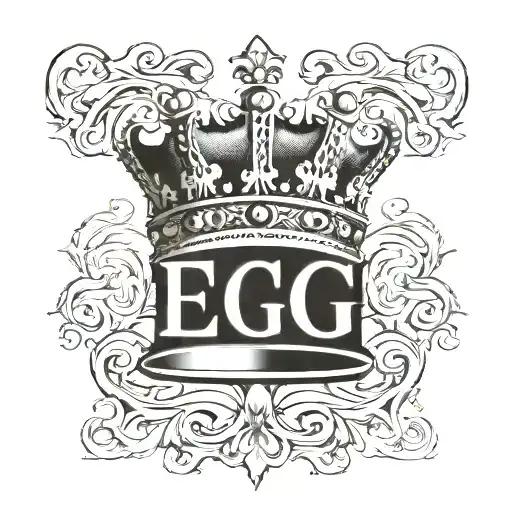 Letters Eg With A Crown Above The Letters And Nothing Else On The Design