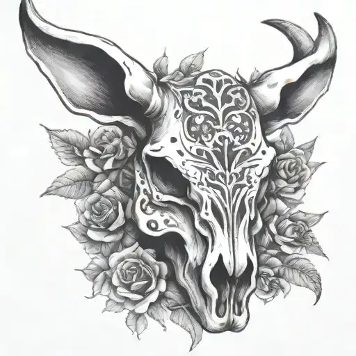 Cow Bunny Skull