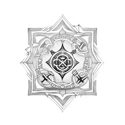 Vegvisir Nordic Symbol