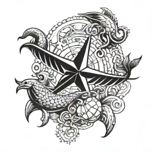 Marine Symbols Incorporated Representing The Client's Love