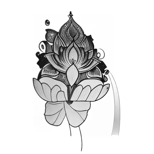 A Lotus Flower