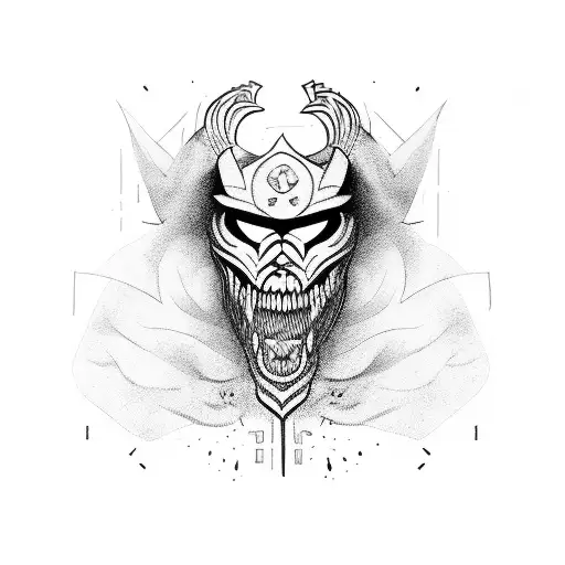 A Fierce Warrior Fighting Against Their Own Inner Demons