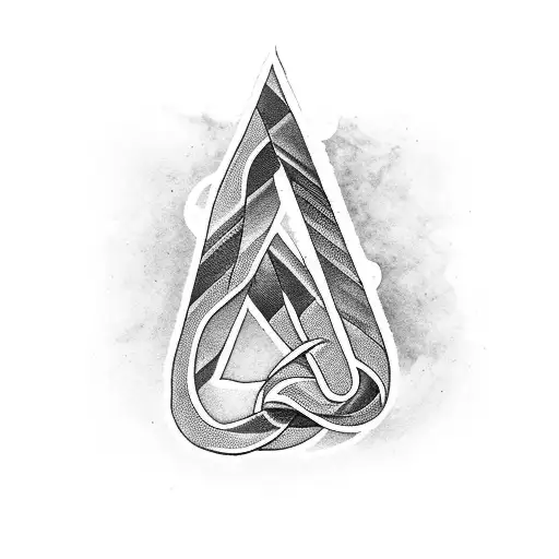 Letter A Made From Feather