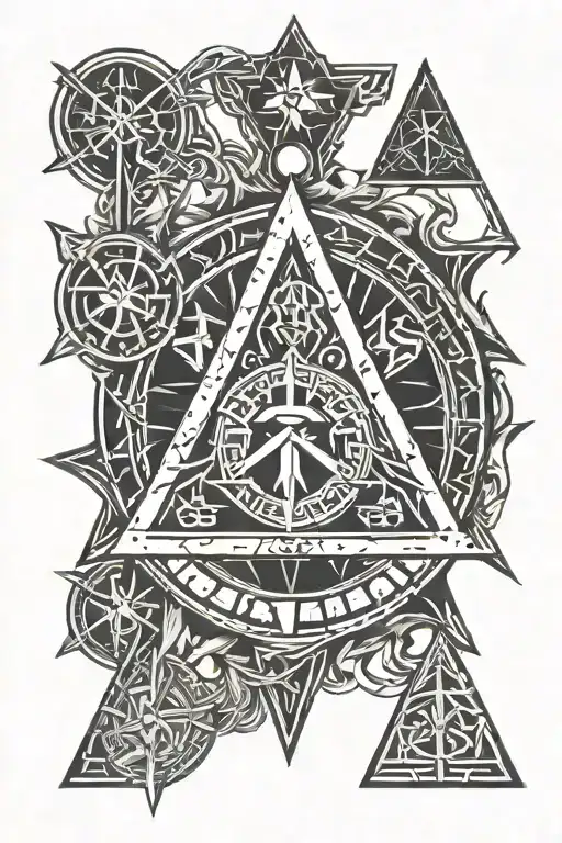 Runic Compass And Valknut