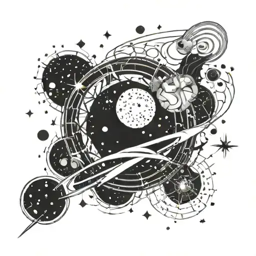 Galaxy Filled With Constellations Of Personal Significance