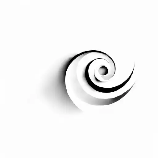 A Wave On A Black Background