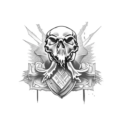 Anarchy A Skull In A Hoodie Holds The Book Of The New Order Of The World