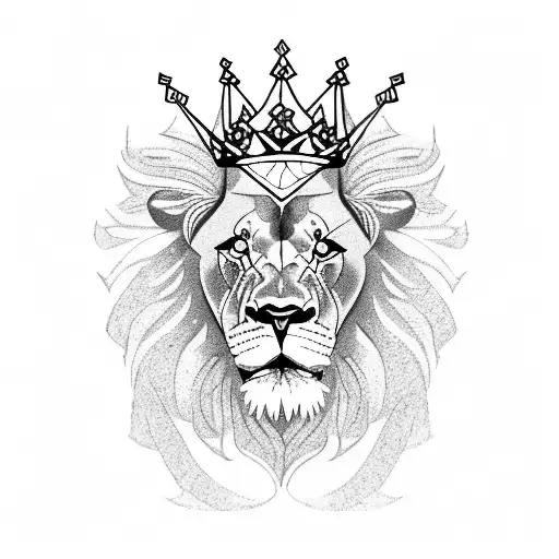 Lion With Crown