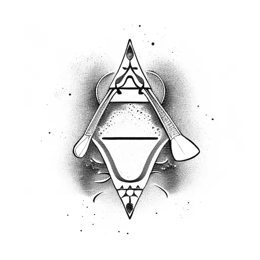 Sea With Hawaiian Paddle