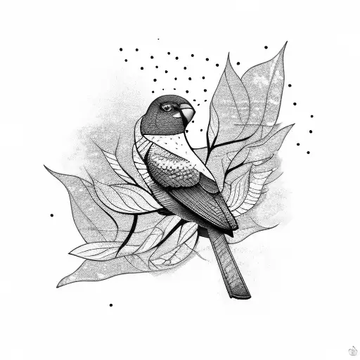 Bird Breaking Free Out Of A Cage