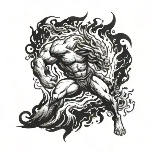 Prometheus Stealing Fire