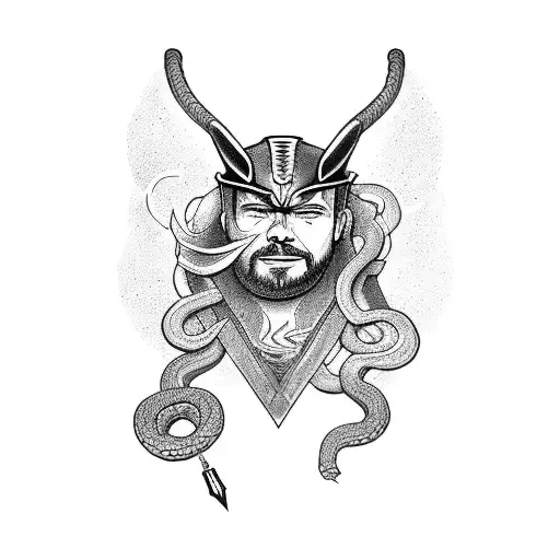 Combine A Thor And A Snake In A Tattoo Design