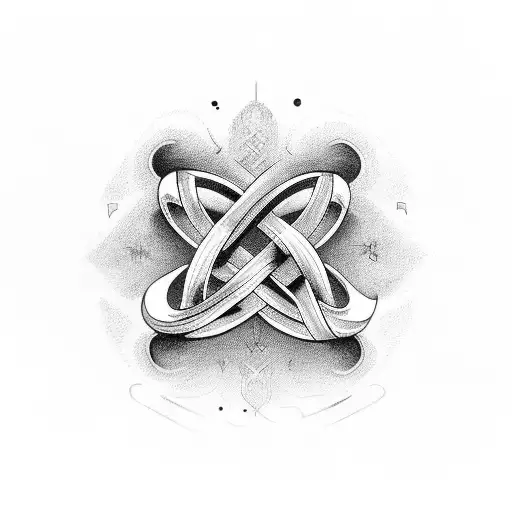 Infinity Symbol With 2 Hearts