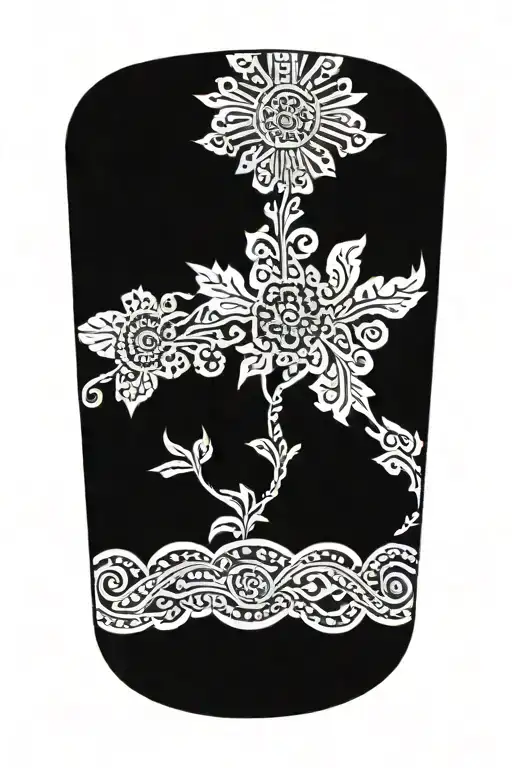 Ukrainian Etno Style Black And Red