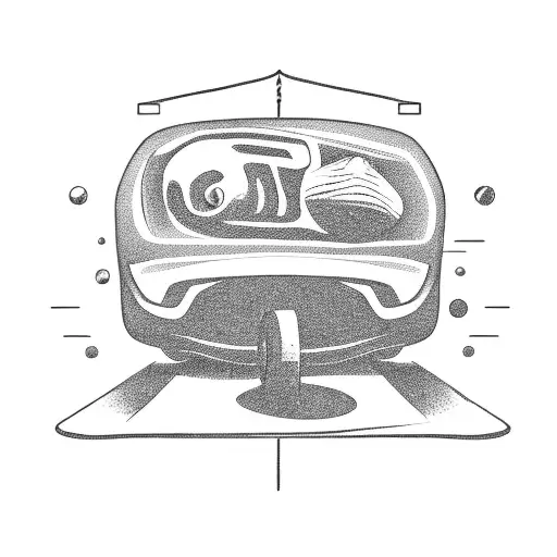 A Car Driving Through A Gym Filled With Beach-themed Equipment