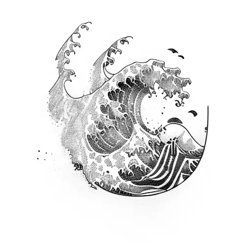 Wave With Hawaiian Paddle