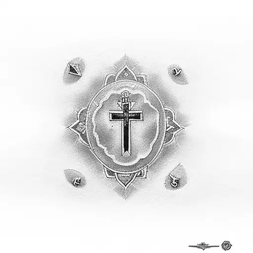 Chest Tattoo Cover Ups For A Rosary