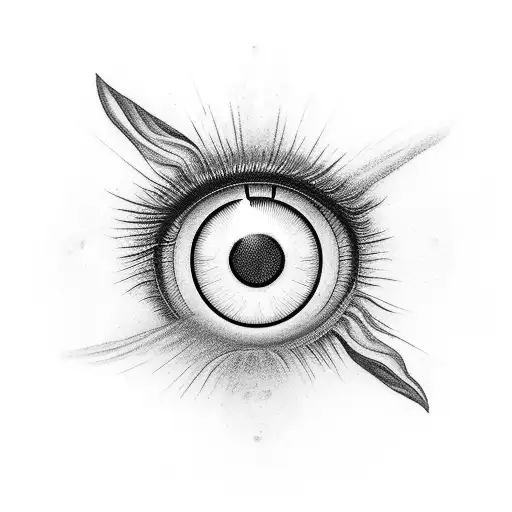 Human Eye With The Iris Being The Planet Saturn And Other Stars Next To It