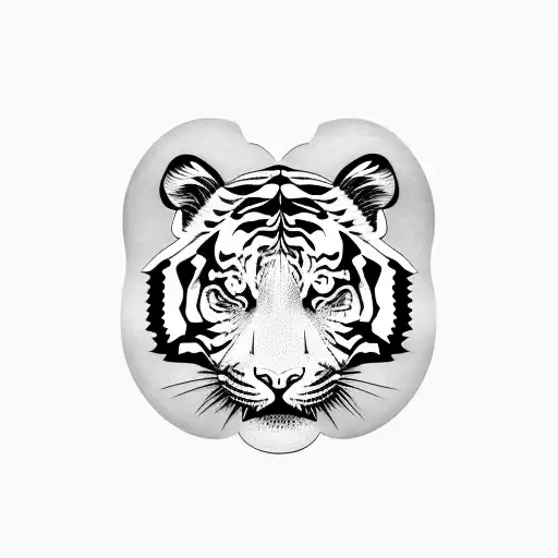 Tiger With Don Written Under It