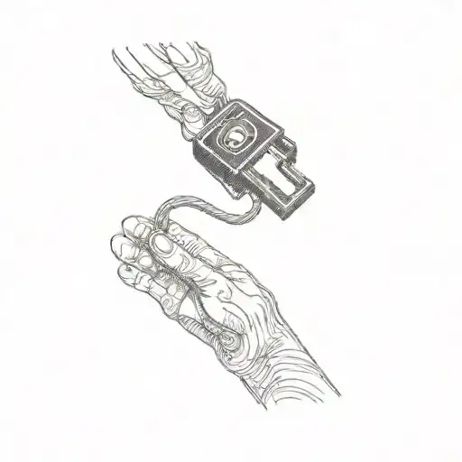 A Hand Holding A Car Key