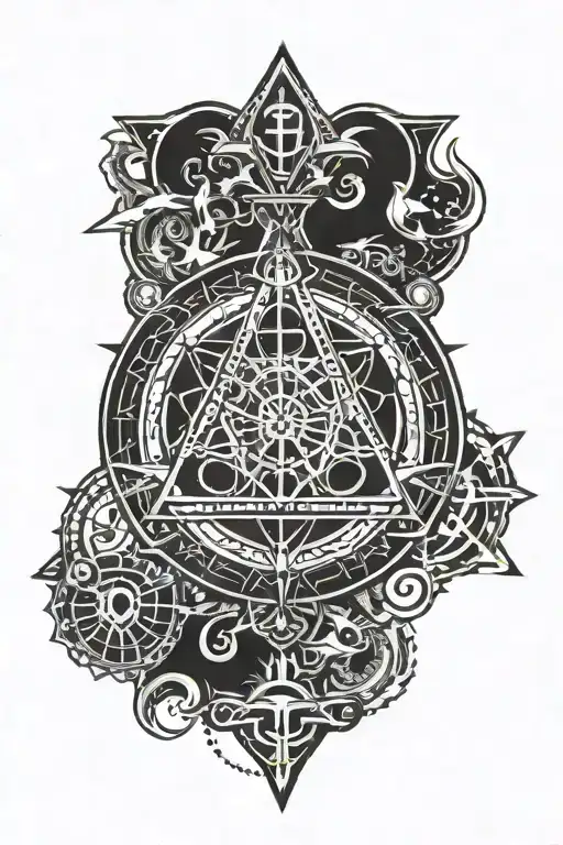 Sadomasochism Symbol Incorporating Elements Of Mental Health