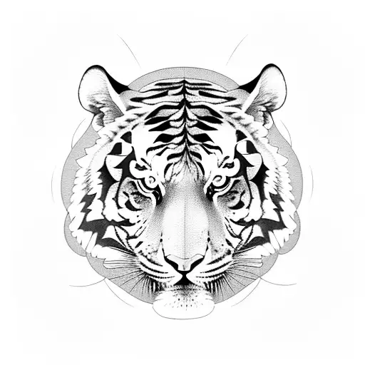 Tiger With Don Written Under It