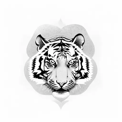 Tiger With Don Written Under It