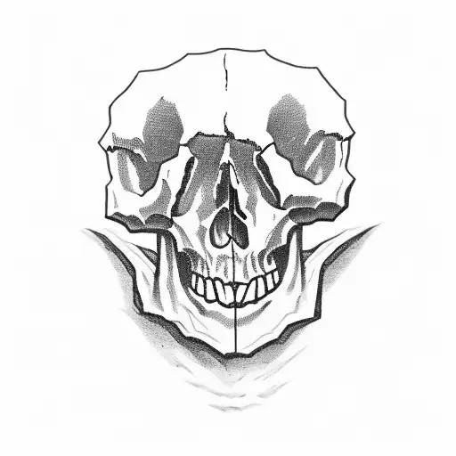 Skull Hand Rock Sign