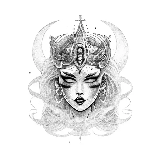 Mystical Goddess From Space