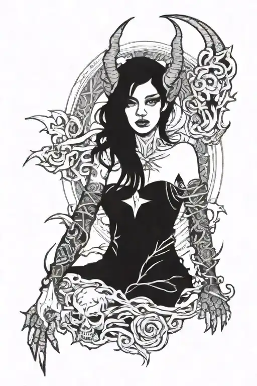 Ante Full Arm Demon Girl