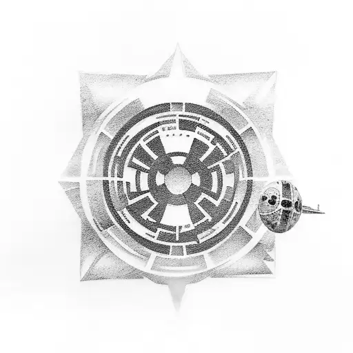 Star Wars Logo Combined With A C