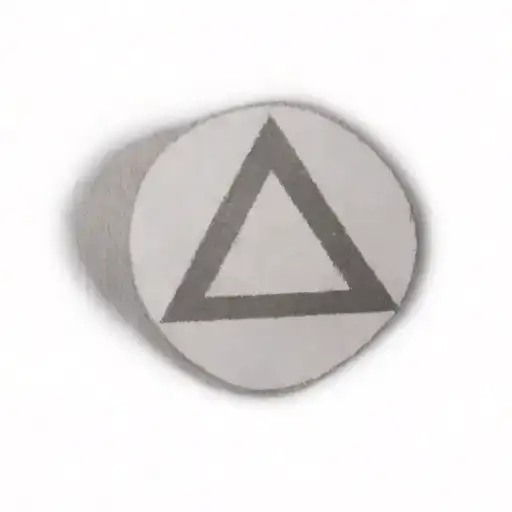 A Triangle On A Black Background