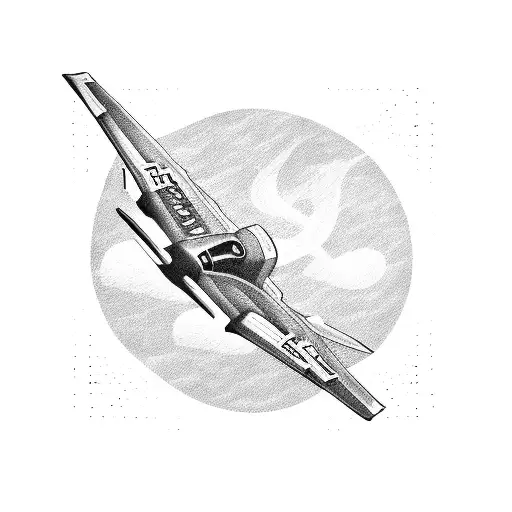 Airplane Flying Over World