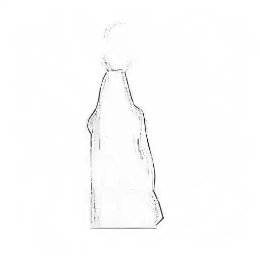 A Woman In A Black Dress