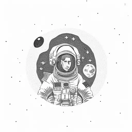 Astronaut On The Moon