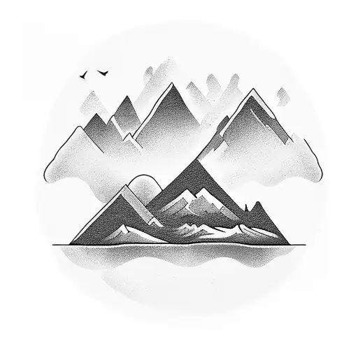 A Boxing Ring Surrounded By A Serene Water Landscape With Mountains In The Background