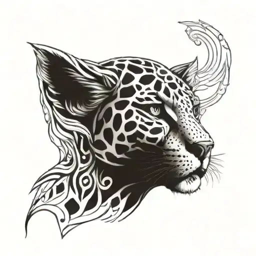 Head Of Jaguar Warrior Woman