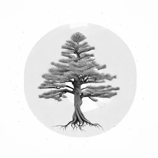 Pine Tree With Roots