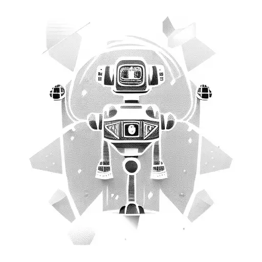 A Futuristic Mining Robot With A Pop Music Twist