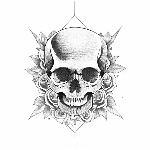 Skull And Roses